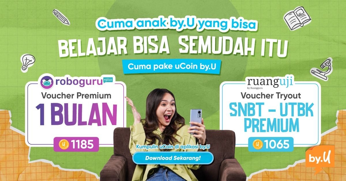 Banner Belajar Bisa Semudah itu? Cuman anak by.U yang bisa!